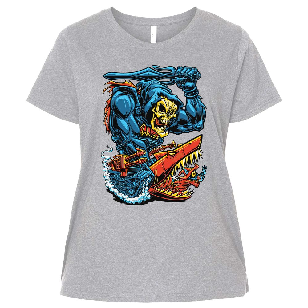 Ladies Curvy Jersey - JSG87ZG3 - Heather - 3