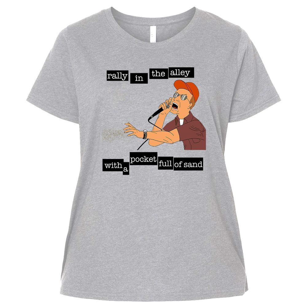 Ladies Curvy Jersey - 83RCZK9T - Heather - 3