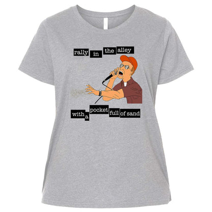 Ladies Curvy Jersey - 83RCZK9T - Heather - 3