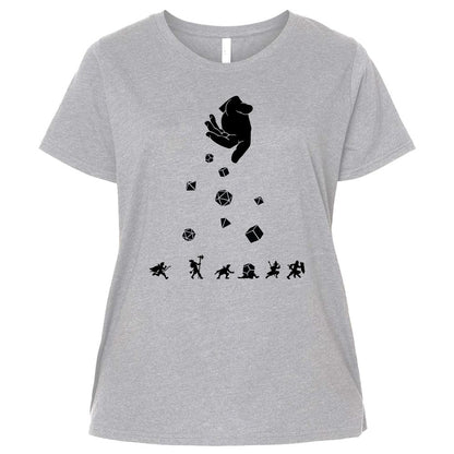 Ladies Curvy Jersey - 1BL9CR4X - Heather - 3