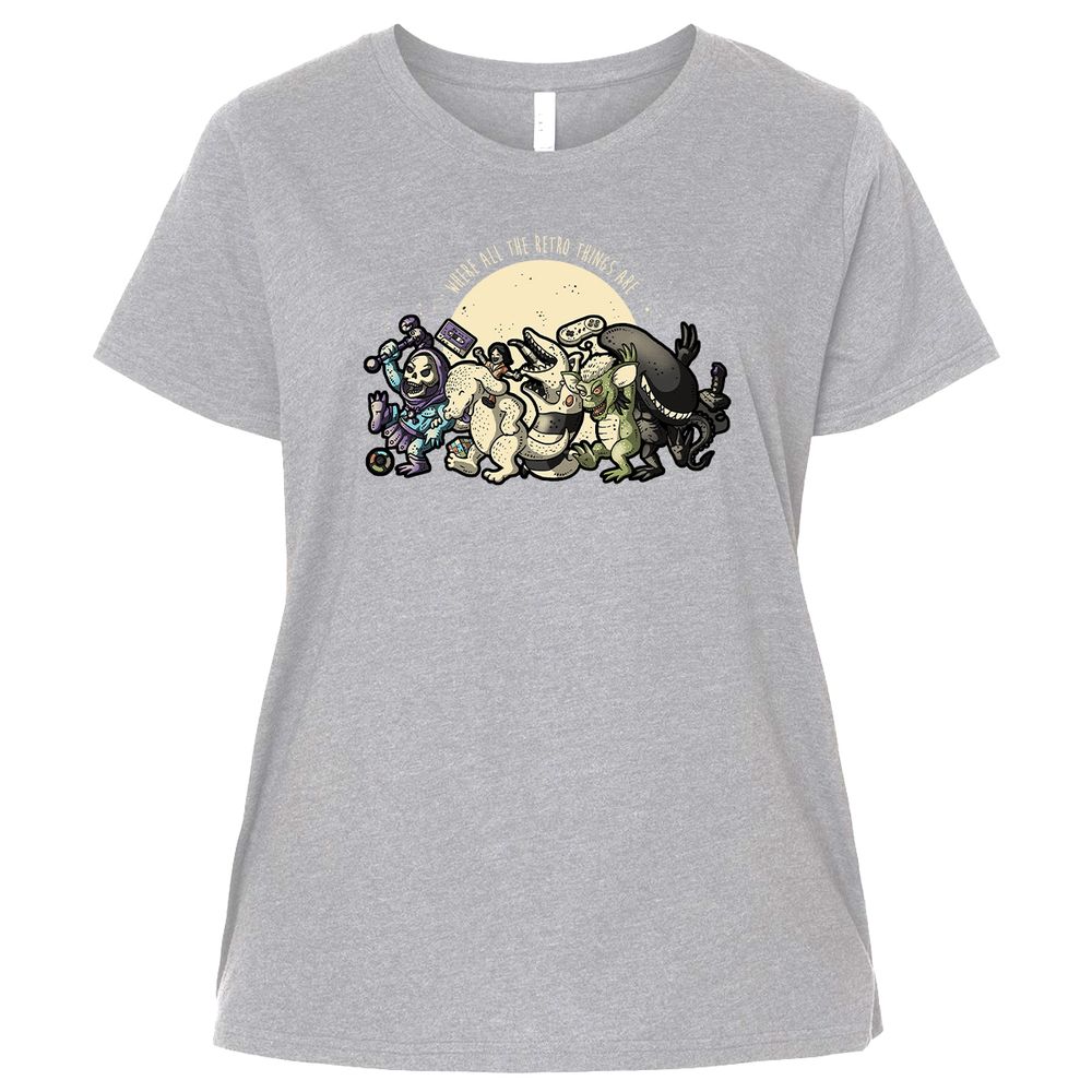 Ladies Curvy Jersey - AUMEEC95 - Heather - 3