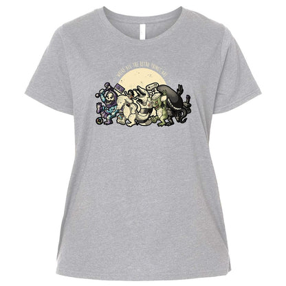 Ladies Curvy Jersey - AUMEEC95 - Heather - 3