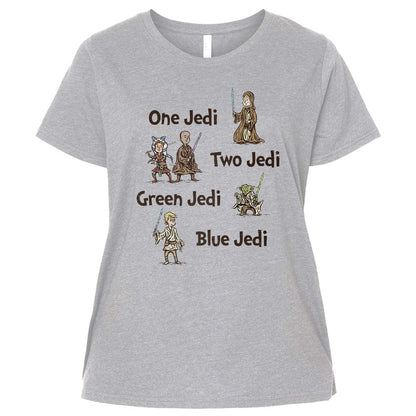 Ladies Curvy Jersey - 2RR7DS4E - Heather - 3