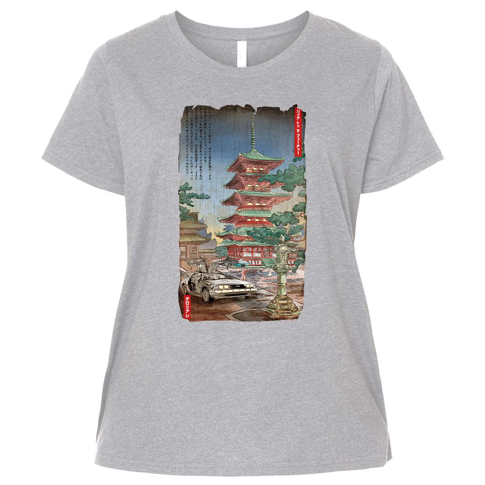 Ladies Curvy Jersey - 877KQZD7 - Heather - 3