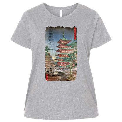 Ladies Curvy Jersey - 877KQZD7 - Heather - 3