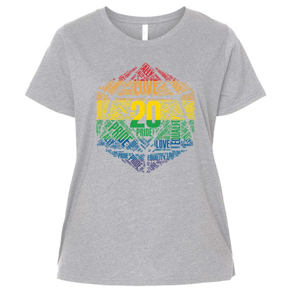 Ladies Curvy Jersey - BZZ7AR47 - Heather - 3