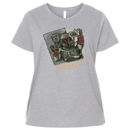 Ladies Curvy Jersey - 2ZWY4VH8 - Heather - 3