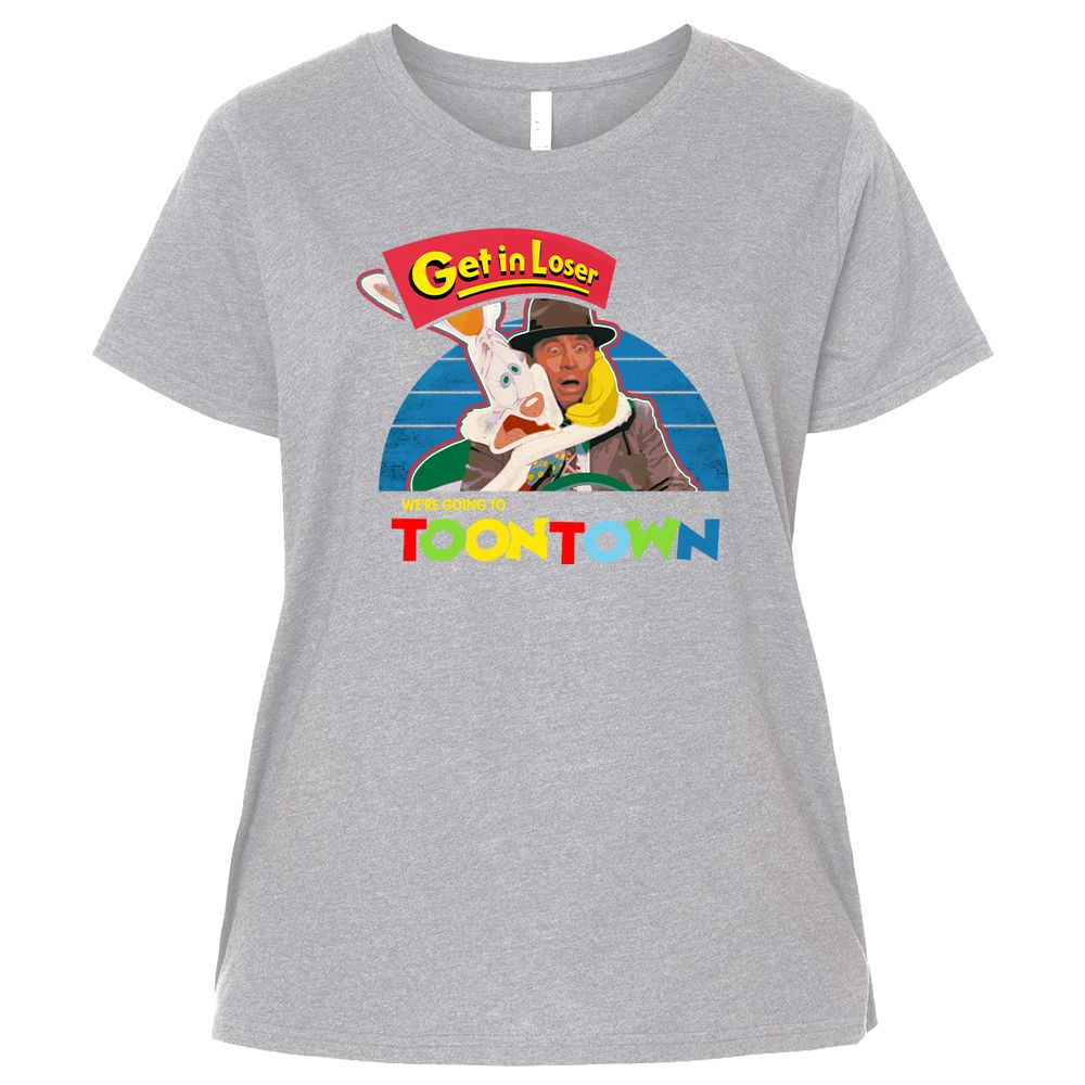 Ladies Curvy Jersey - YY47ZN3C - Heather - 3