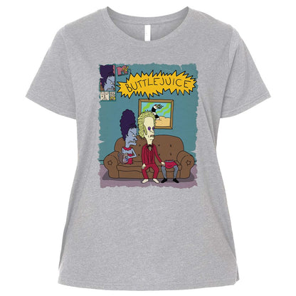 Ladies Curvy Jersey - Q8RE63B9 - Heather - 3