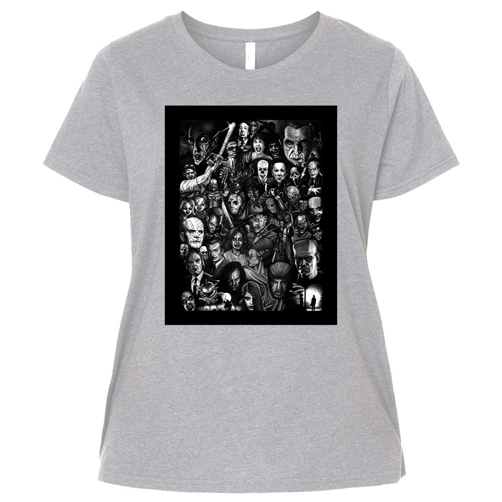 Ladies Curvy Jersey - J5DN6WE2 - Heather - 3