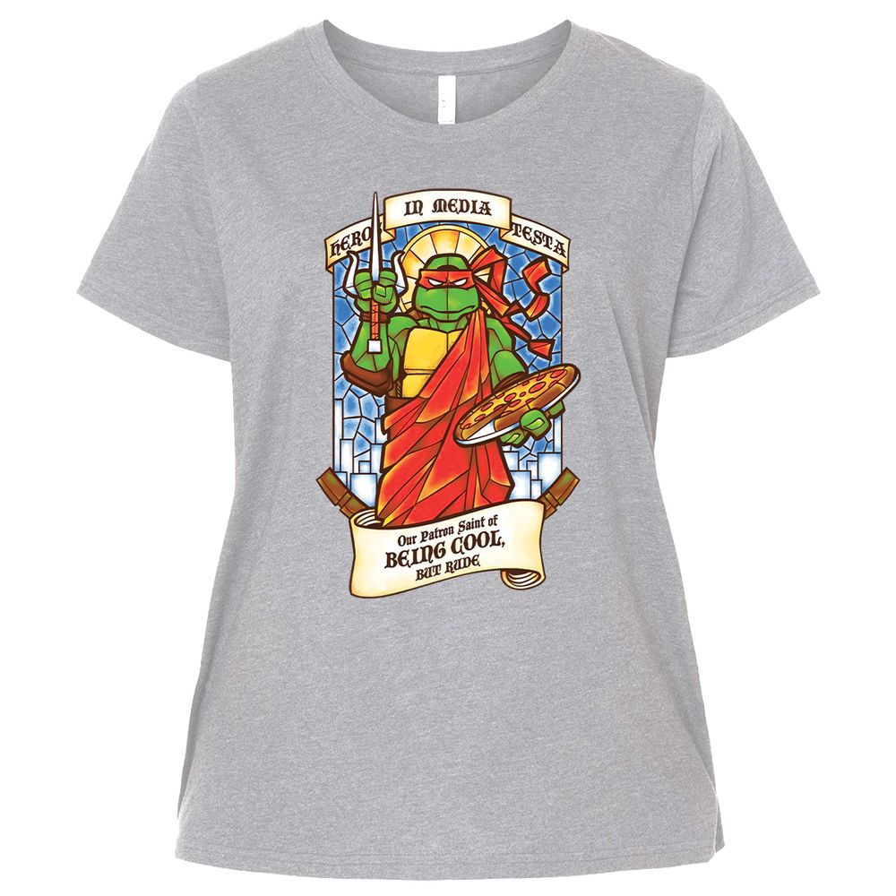 Ladies Curvy Jersey - XFQSZV4R - Heather - 3