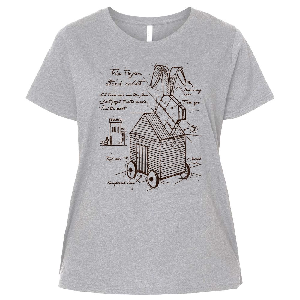 Ladies Curvy Jersey - 914CHFVE - Heather - 3