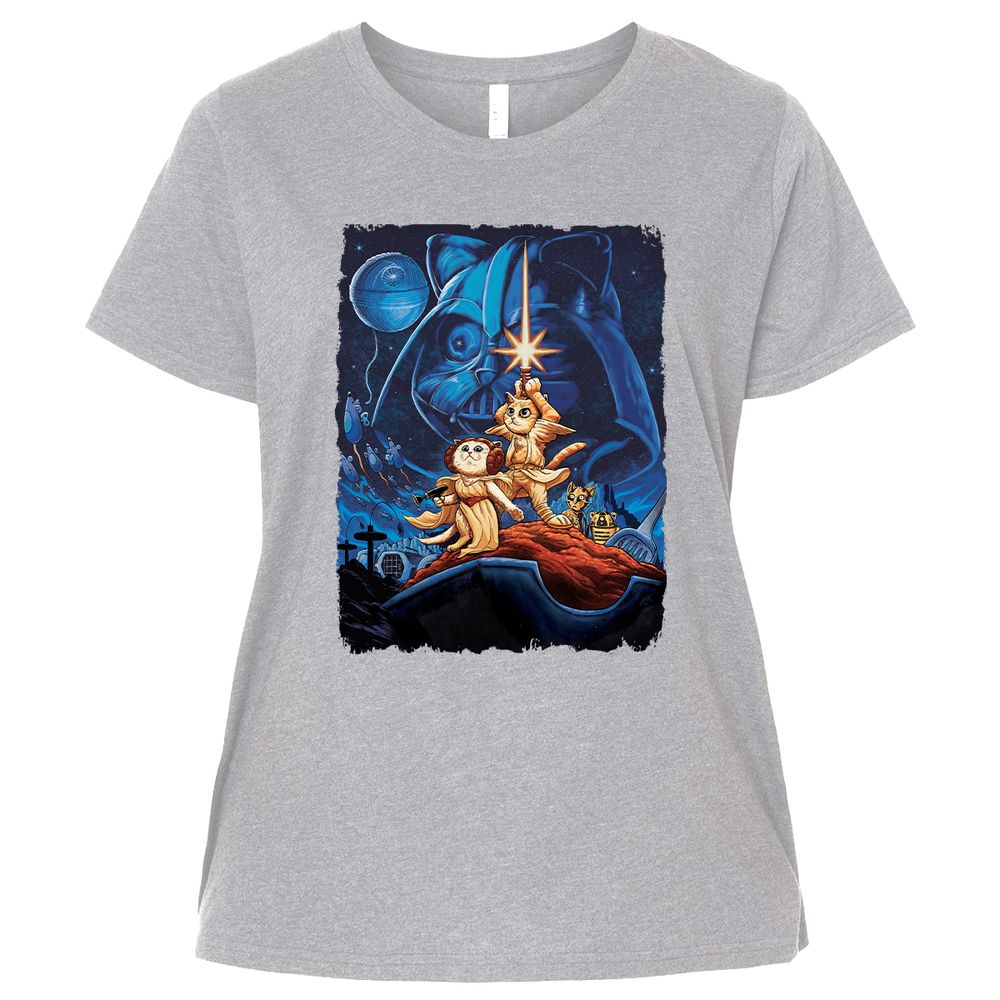 Ladies Curvy Jersey - W7HFD4V6 - Heather - 3