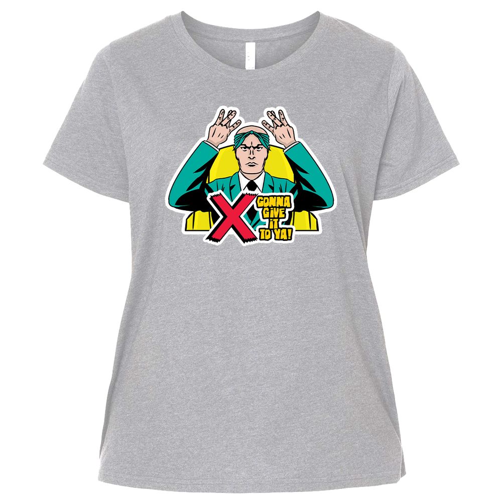 Ladies Curvy Jersey - RL4MJZNN - Heather - 3