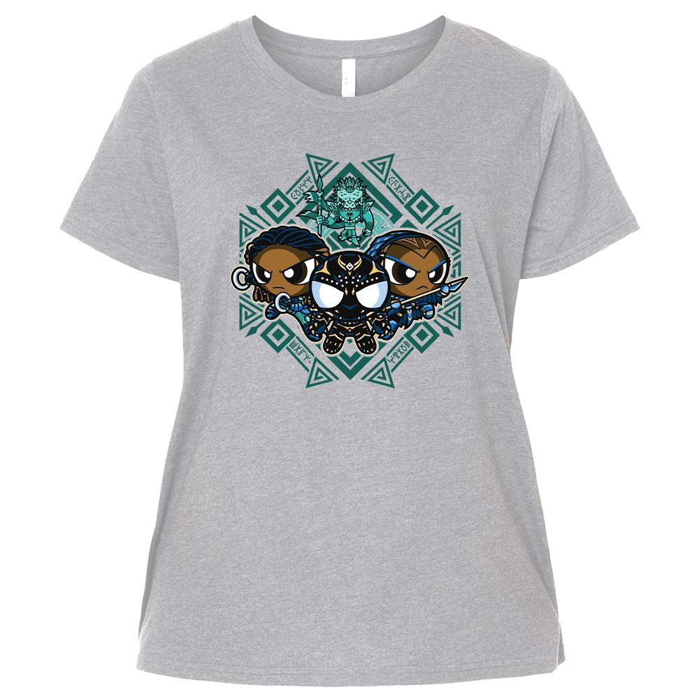 Ladies Curvy Jersey - B77QVFA7 - Heather - 3