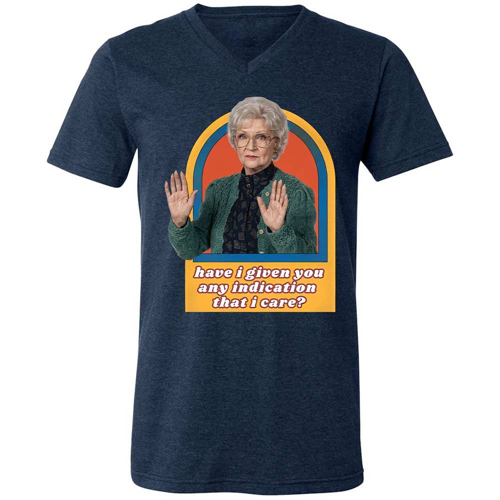 Unisex V-Neck T-Shirt - TWBVYZRT - Heather Navy - 3