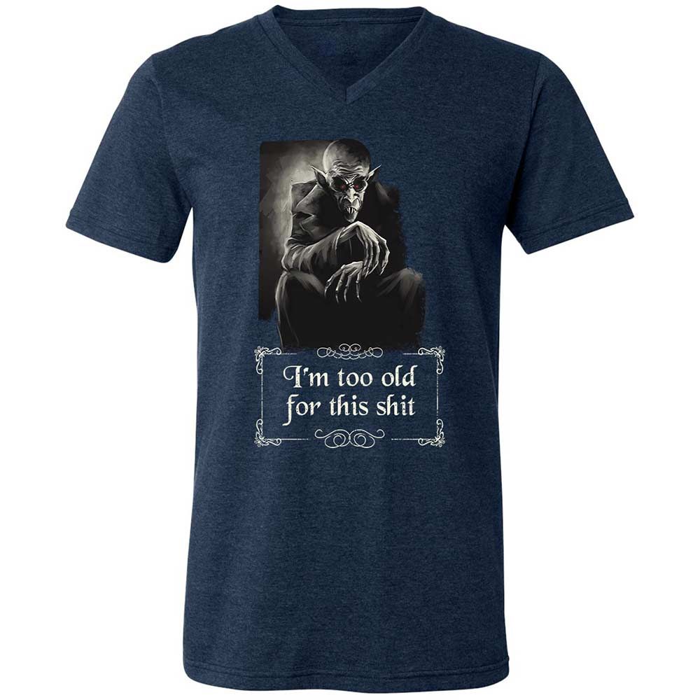 I'm too old for this shit - Heather Navy - 3