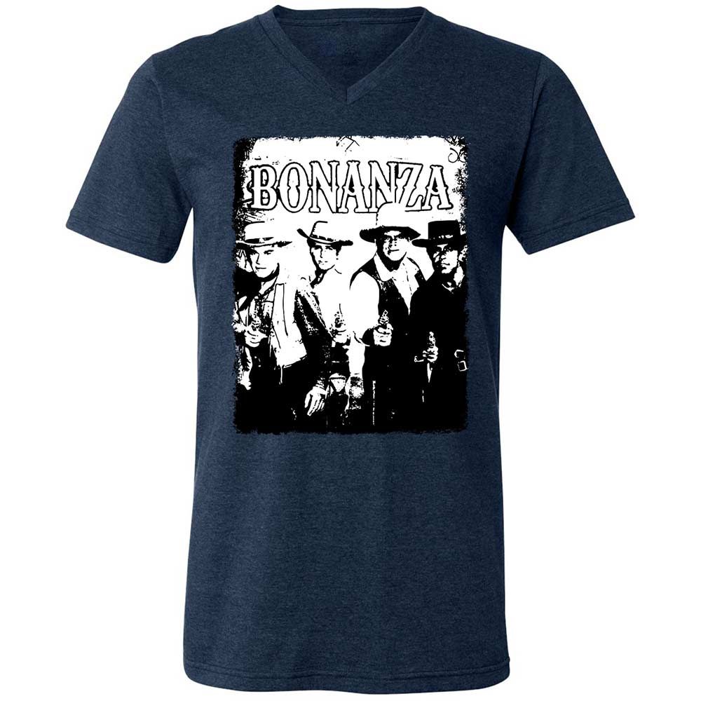 Ponderosa Ranch Crew - Heather Navy - 3