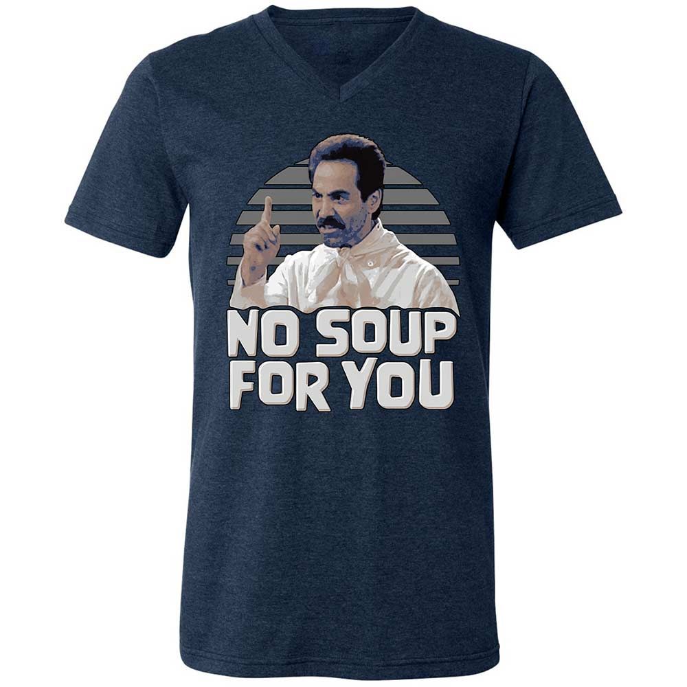No Soup For You - Heather Navy - 3