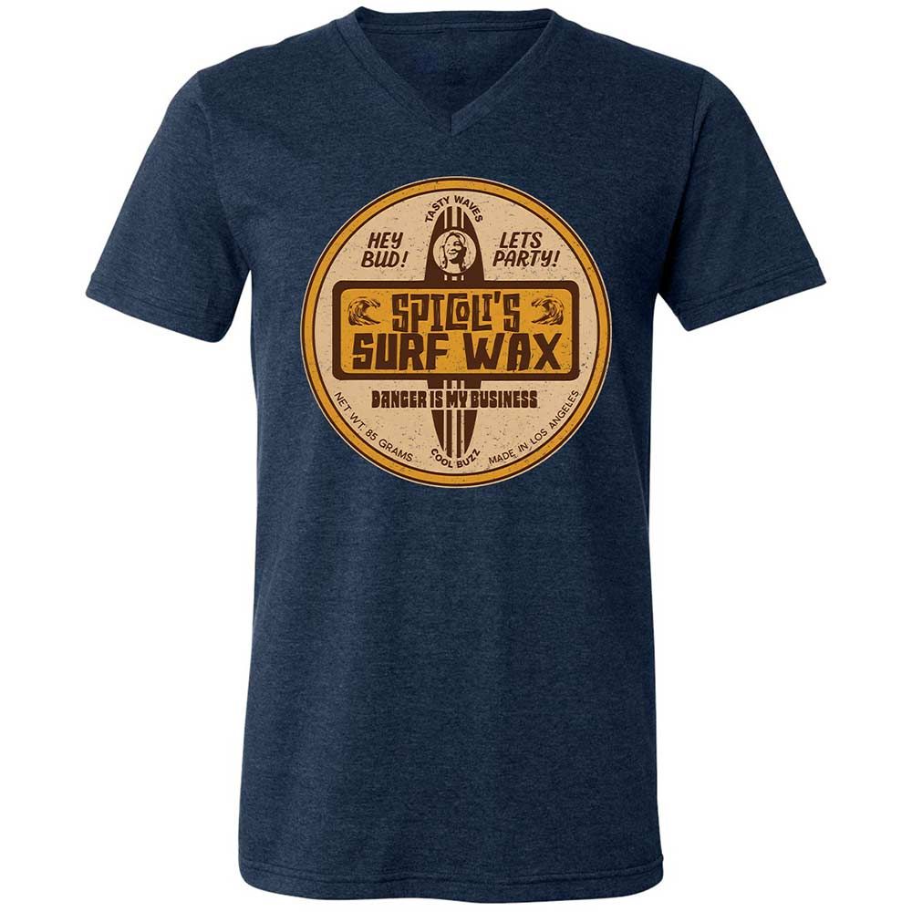 Unisex V-Neck T-Shirt - FNB8BT3G - Heather Navy - 3