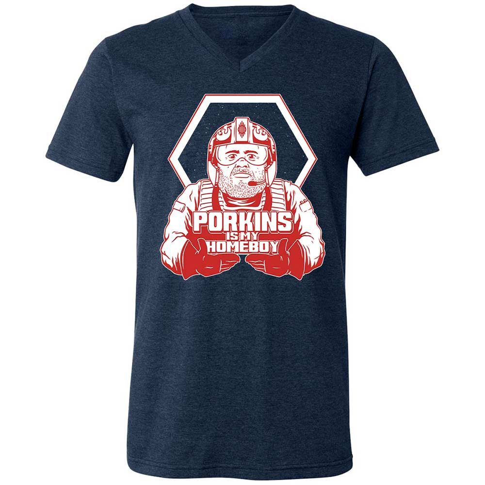 Porkins Is My Homeboy - Heather Navy - 3
