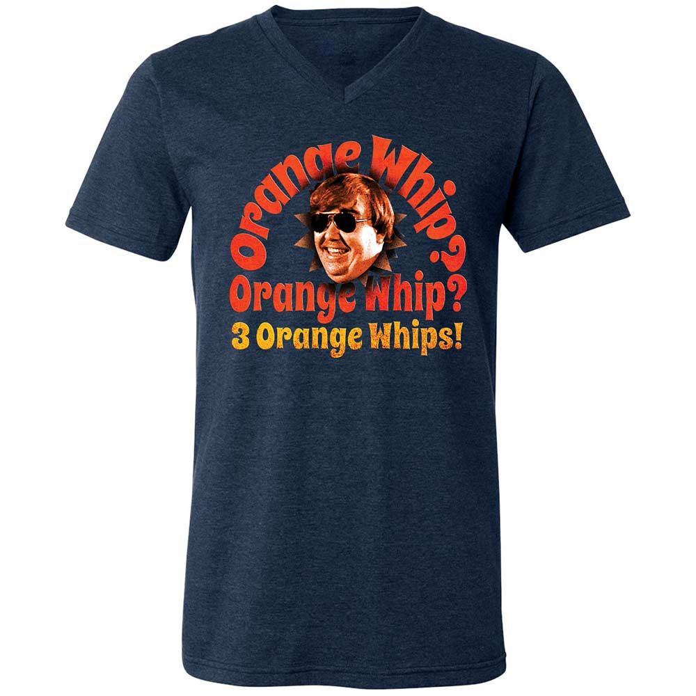 Unisex V-Neck T-Shirt - N414H56K - Heather Navy - 3