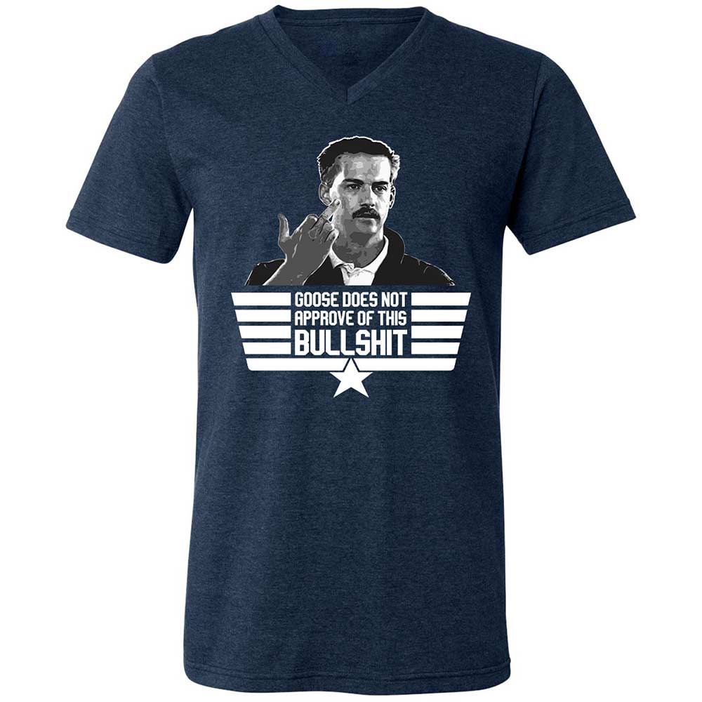 Goose does not approve - Heather Navy - 3