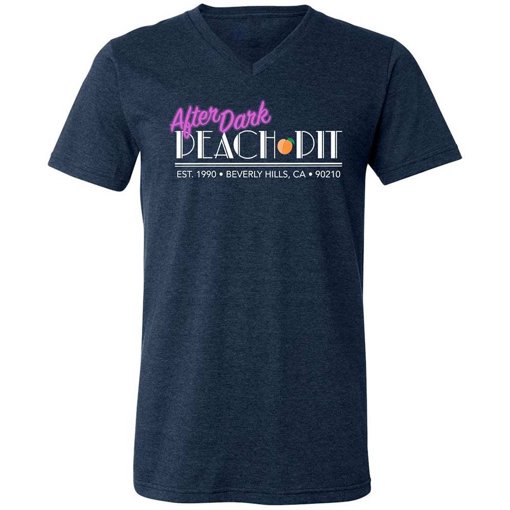 The Peach Pit - Heather Navy - 3