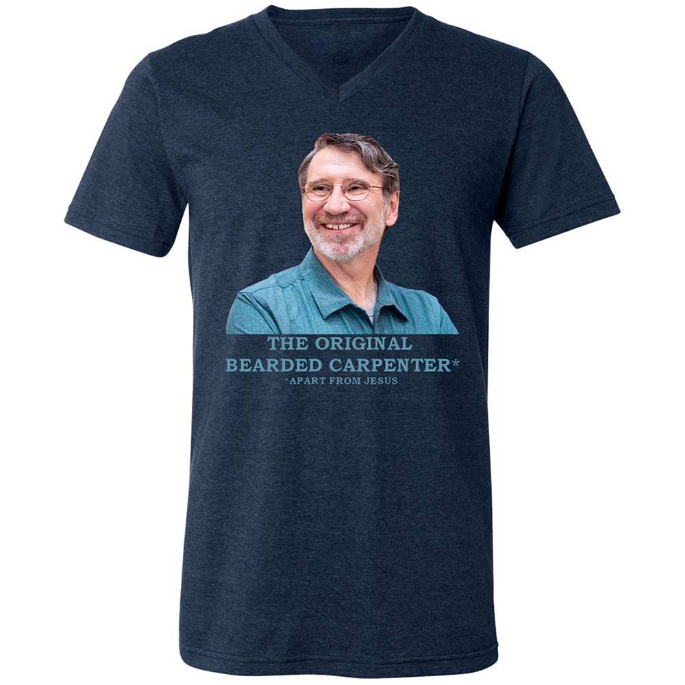 The Original Bearded Carpenter - Heather Navy - 3