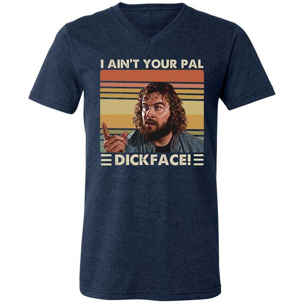 Unisex V-Neck T-Shirt - 7171MR1X - Heather Navy - 3