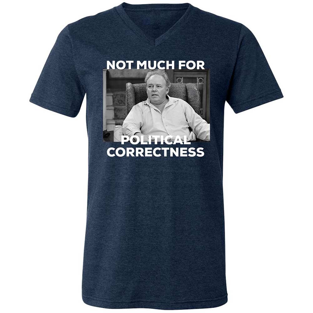 Unisex V-Neck T-Shirt - Y8H831RQ - Heather Navy - 3