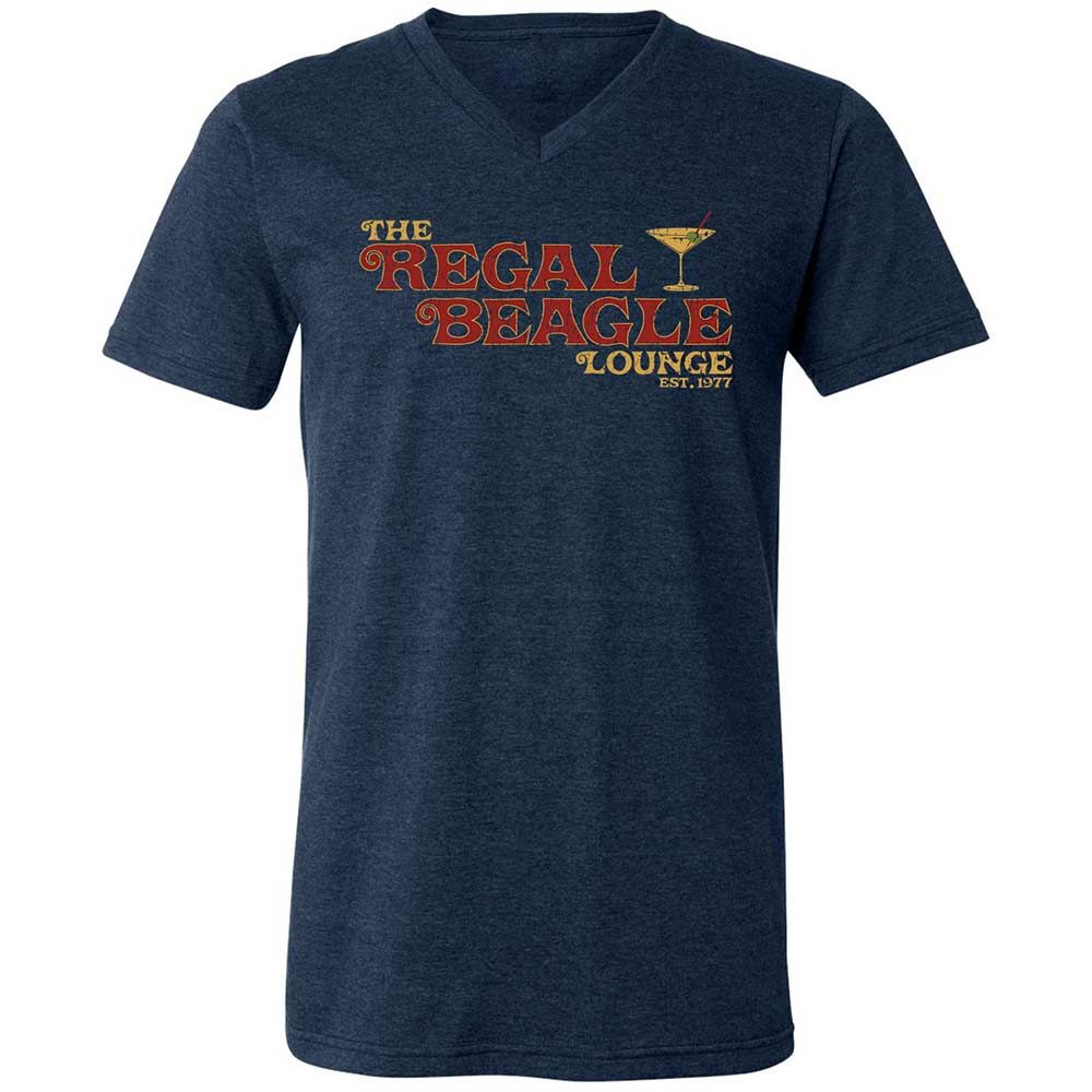 Unisex V-Neck T-Shirt - 9624Z5Z1 - Heather Navy - 3