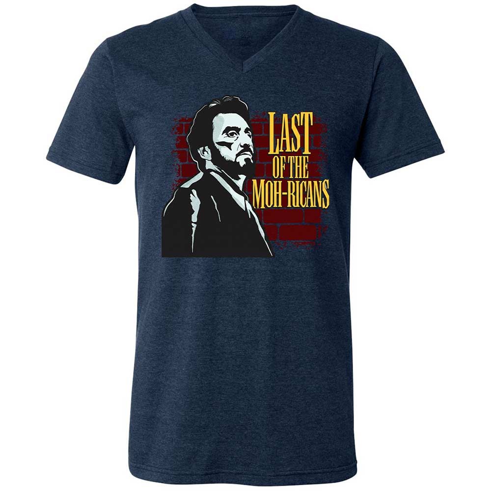 Unisex V-Neck T-Shirt - ALT917J5 - Heather Navy - 3