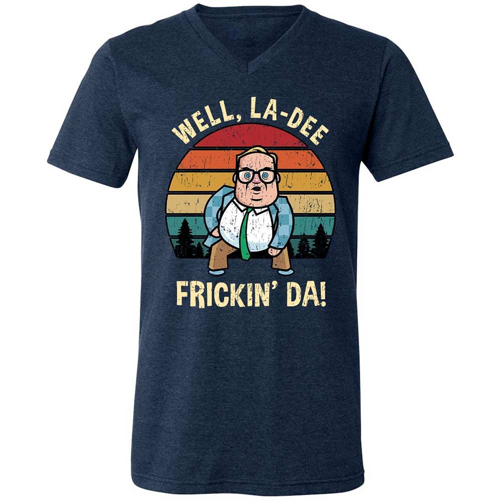 La-Dee-Frickin-Da - Heather Navy - 3