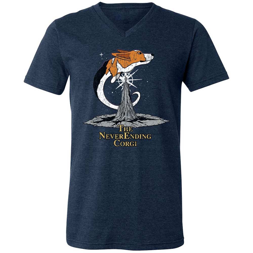 The NeverEnding Corgi - Heather Navy - 3