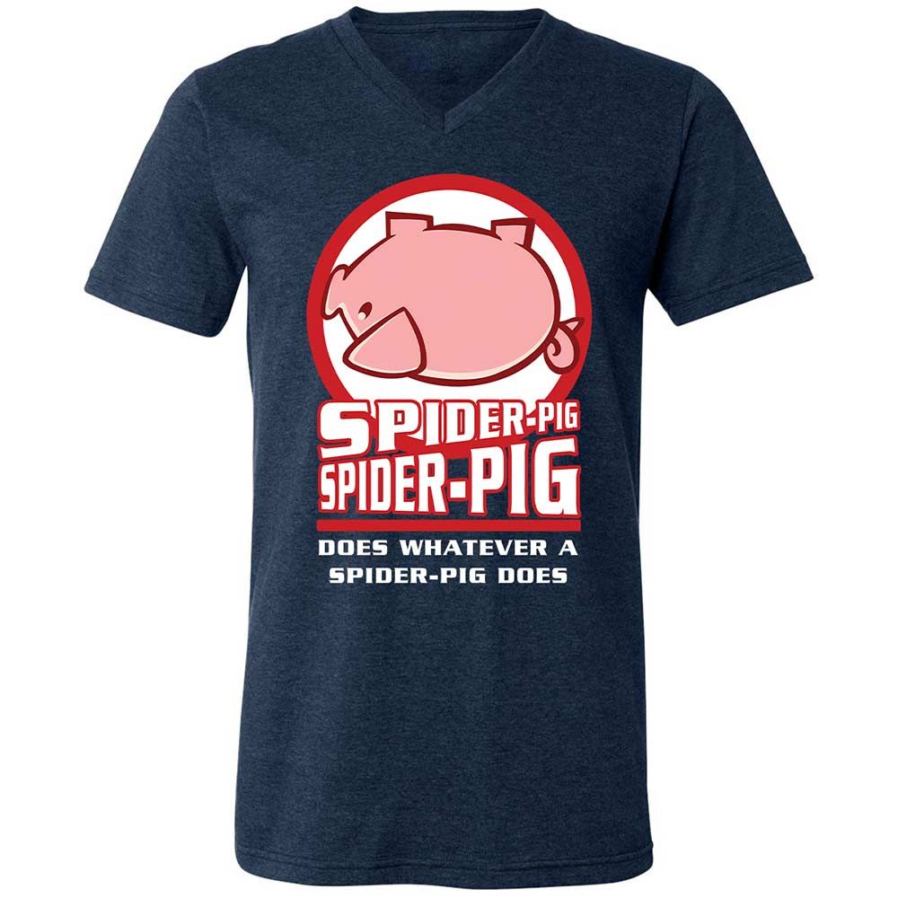 Spider-Pig, Spider-Pig - Heather Navy - 3