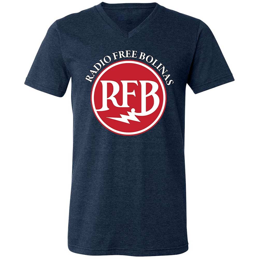 Unisex V-Neck T-Shirt - U986ARA4 - Heather Navy - 3