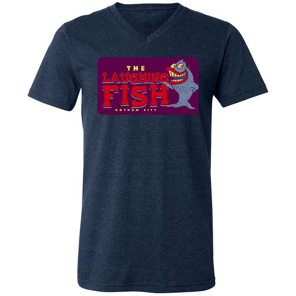 Unisex V-Neck T-Shirt - SC55N8V4 - Heather Navy - 3