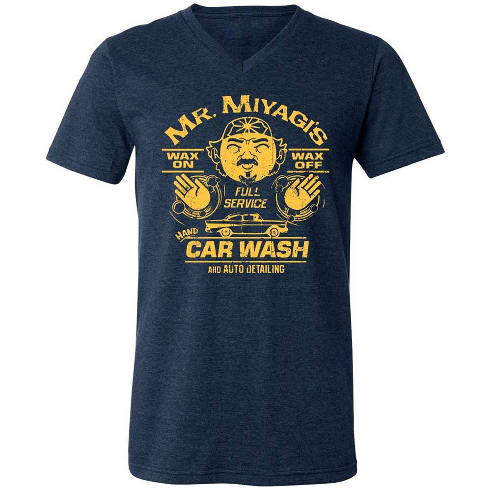 Unisex V-Neck T-Shirt - SJRBML2E - Heather Navy - 3