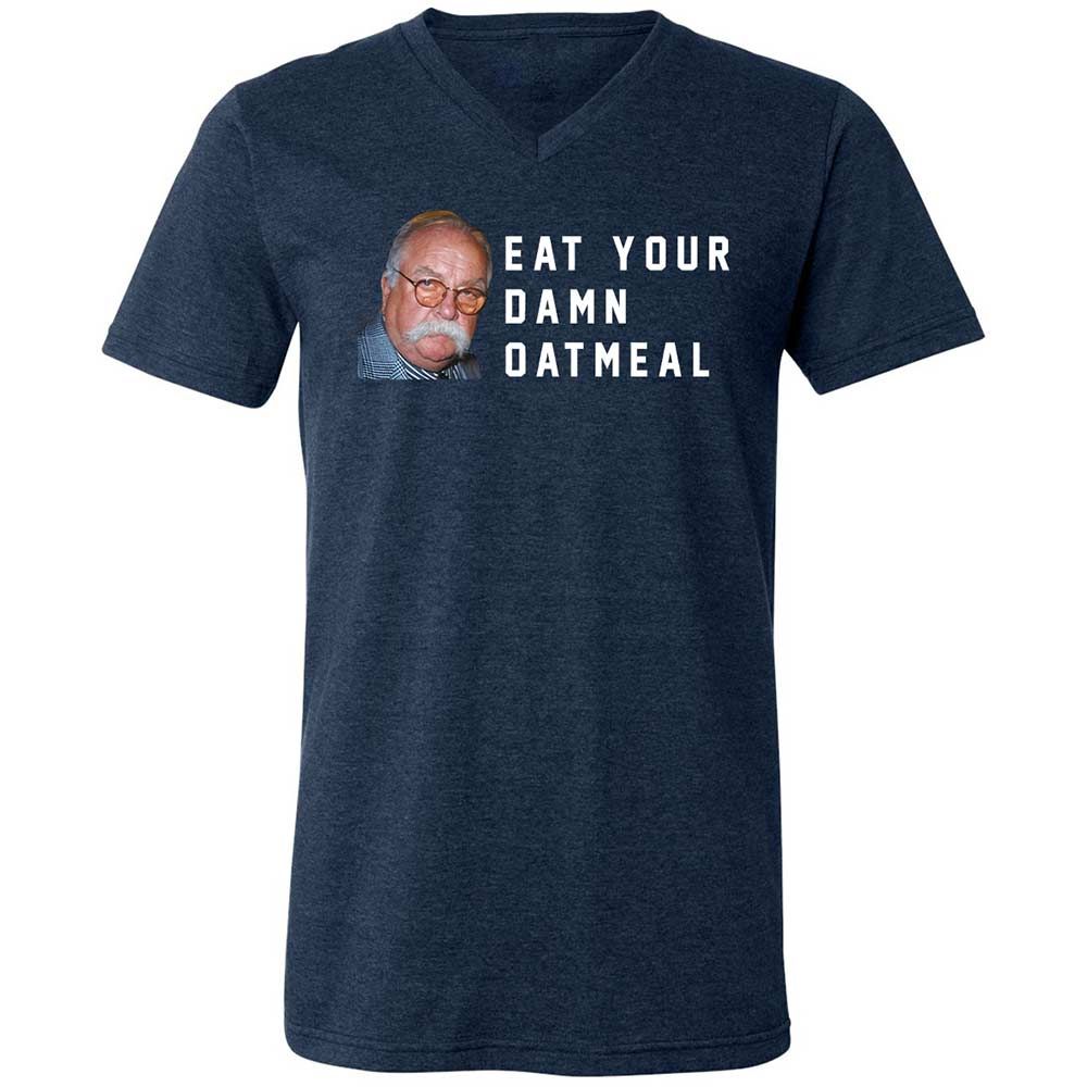 Eat Your Damn Oatmeal - Heather Navy - 3