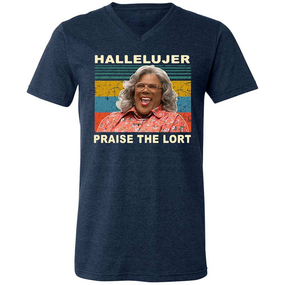 Hallelujer Praise The Lort - Heather Navy - 3