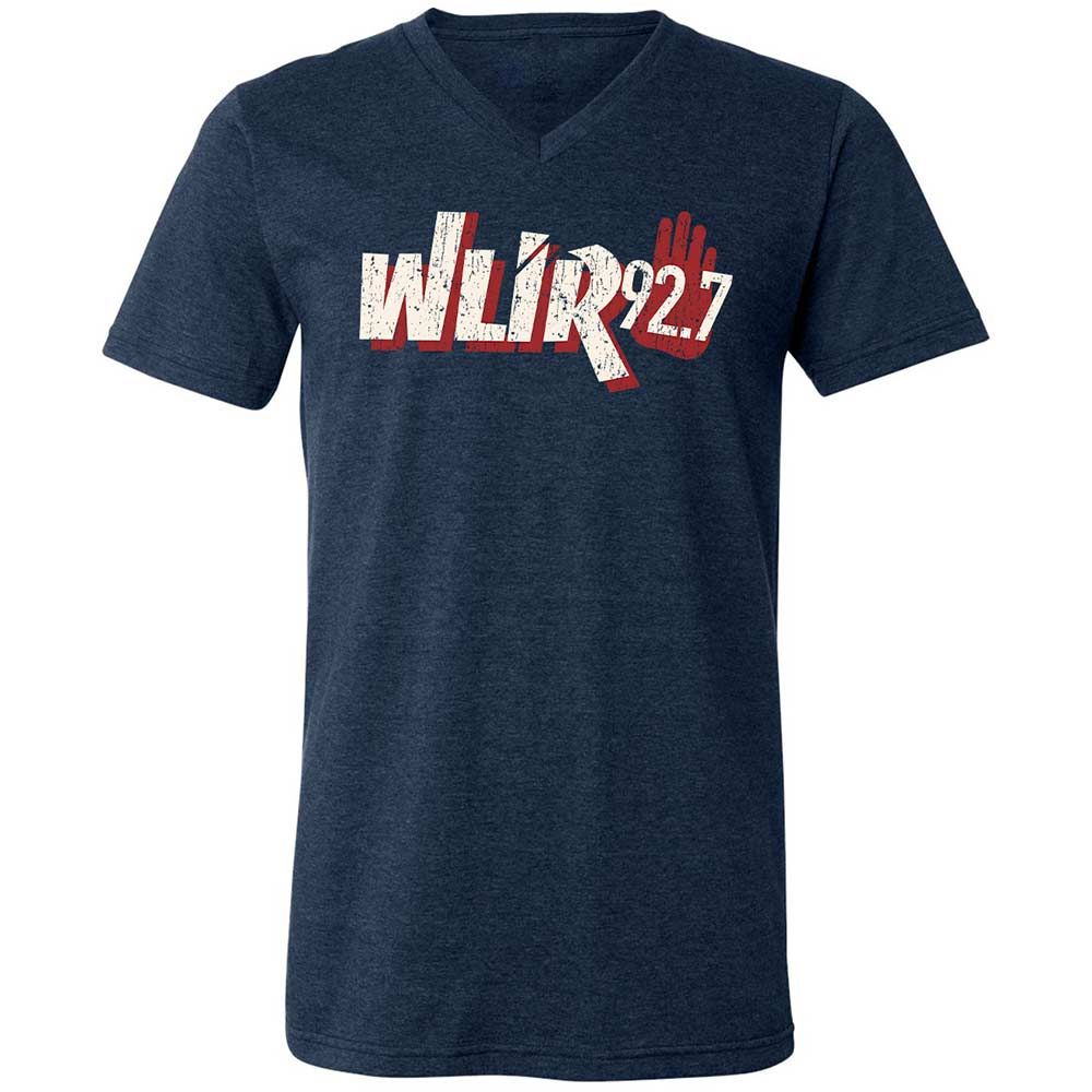 Unisex V-Neck T-Shirt - K6HW8WC5 - Heather Navy - 3