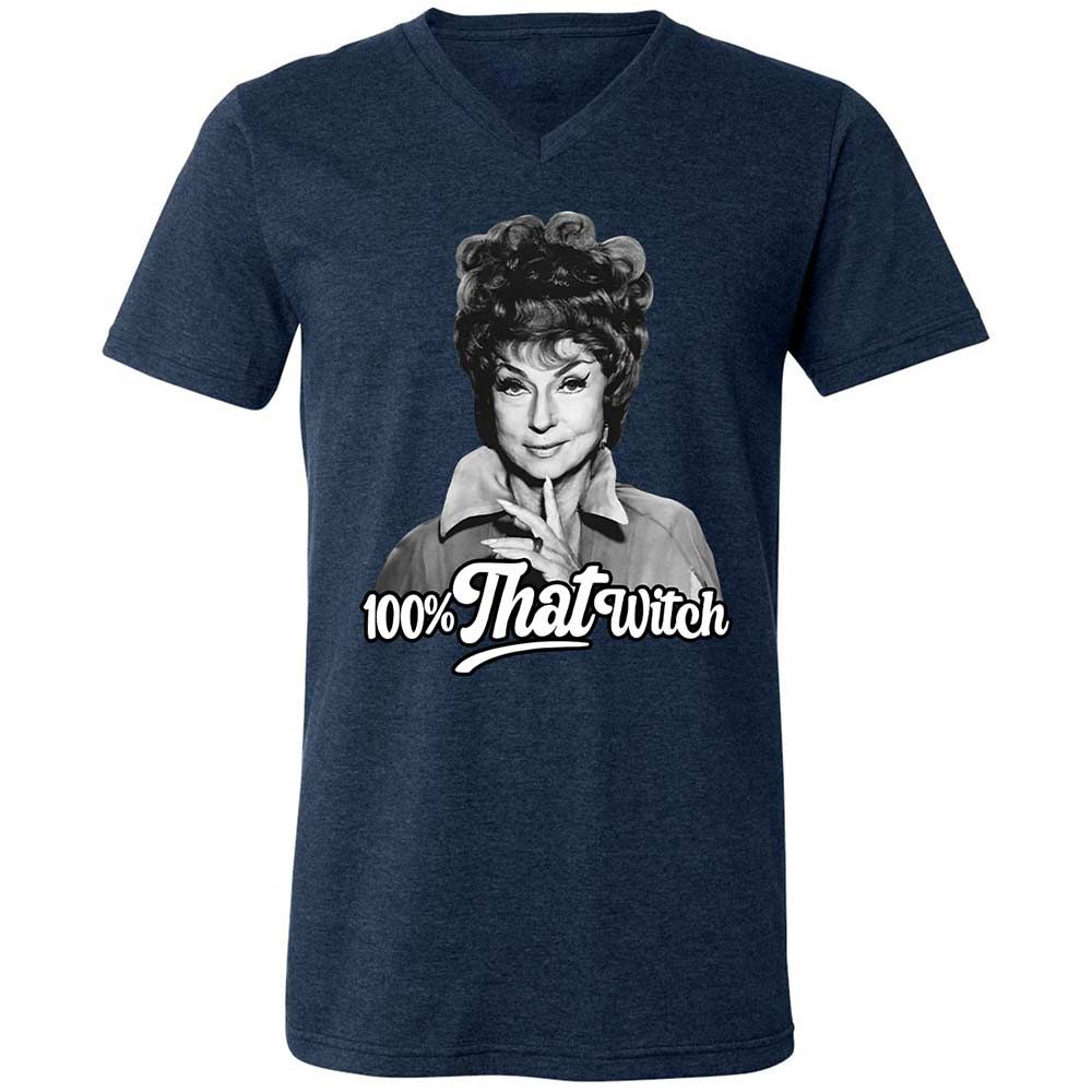 Unisex V-Neck T-Shirt - UNXN1MCS - Heather Navy - 3