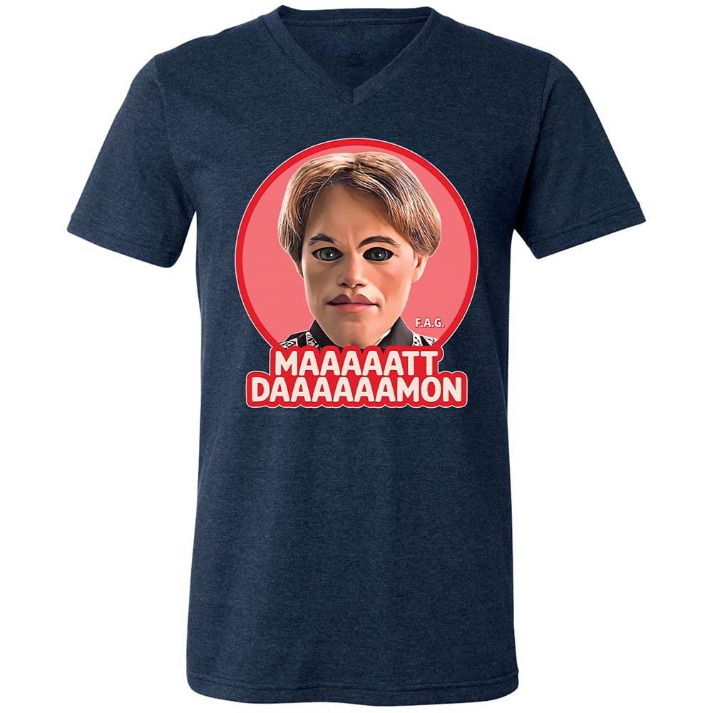 Maaaaatt Daaaaamon - Heather Navy - 3