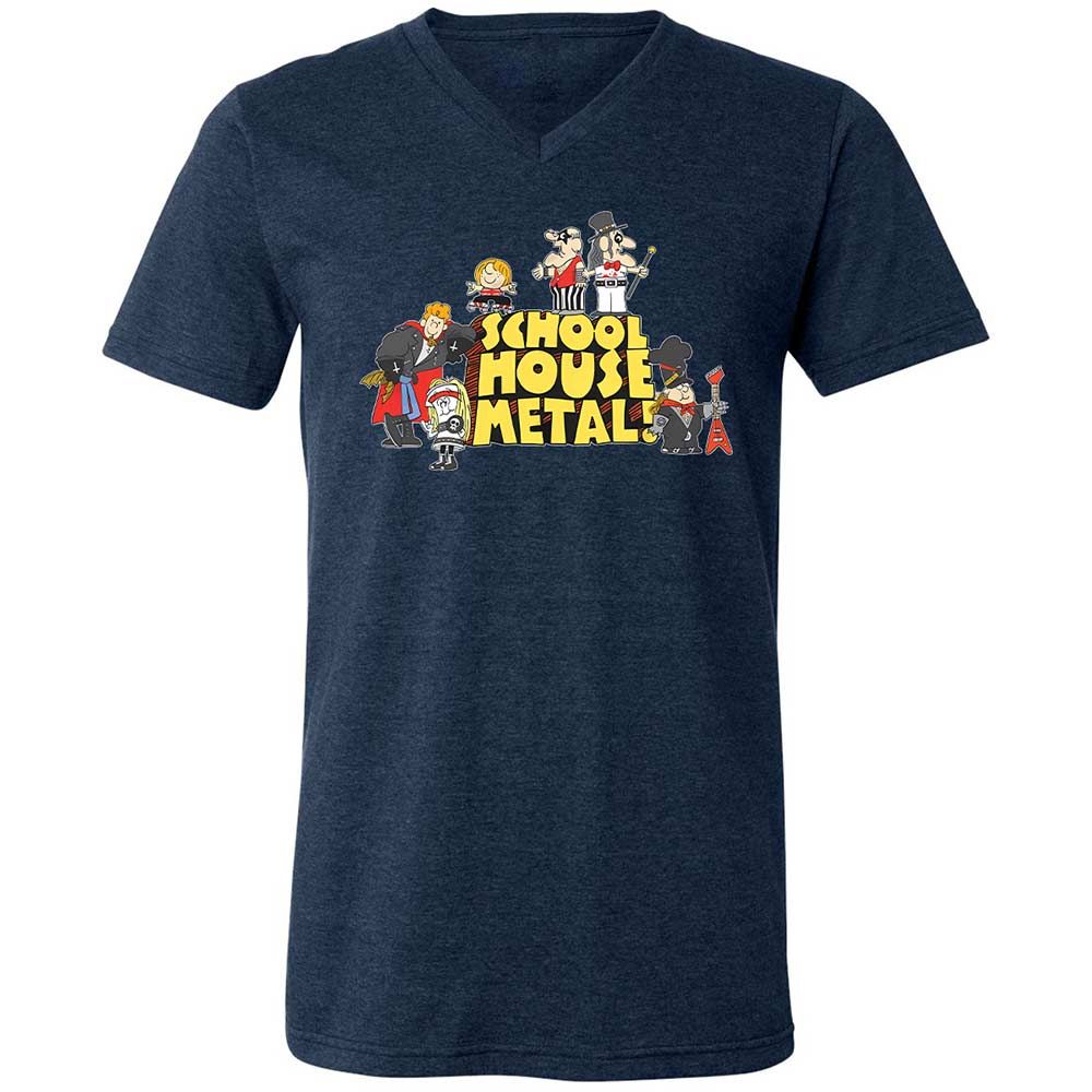 School House Metal - Heather Navy - 3