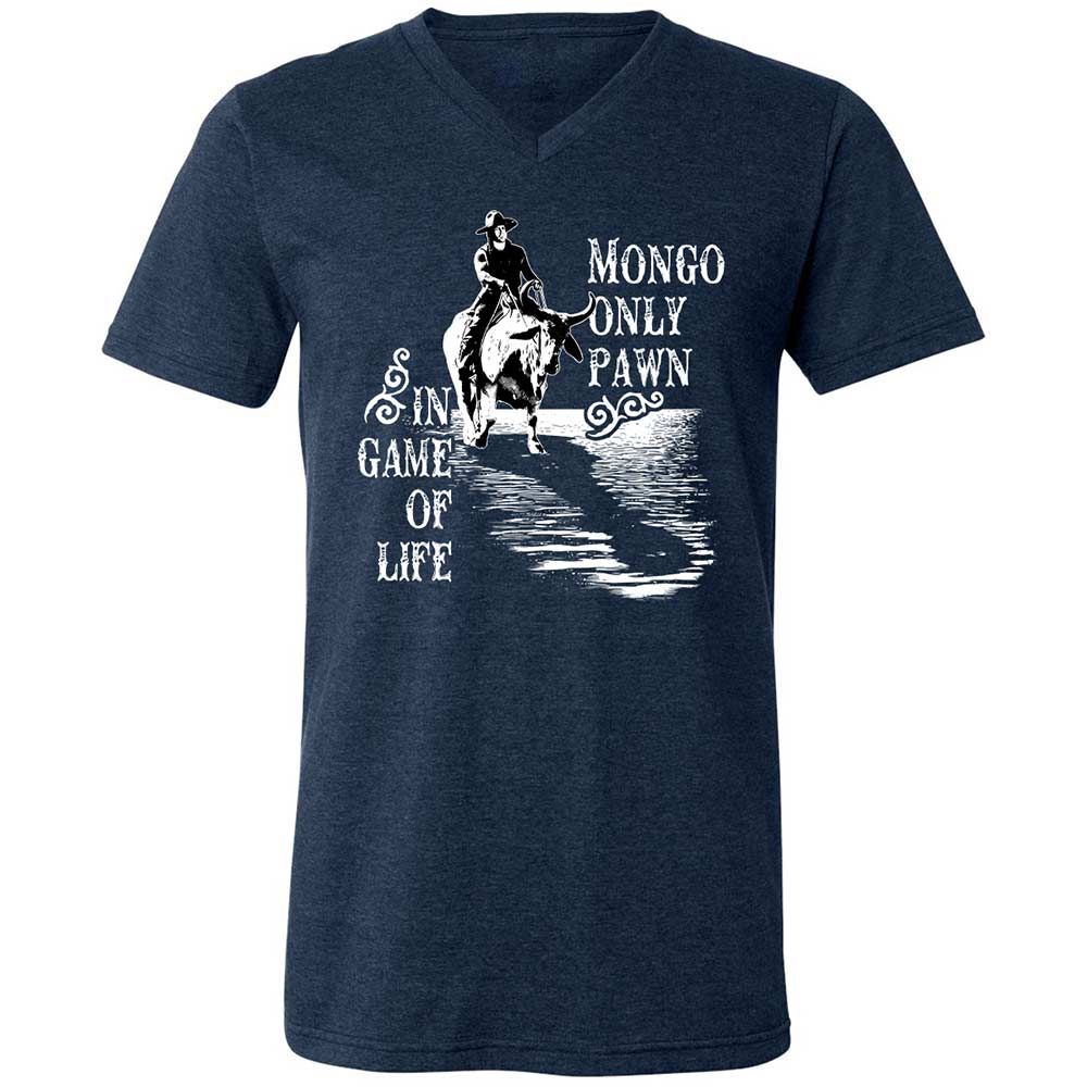 Unisex V-Neck T-Shirt - GUTBBV81 - Heather Navy - 3