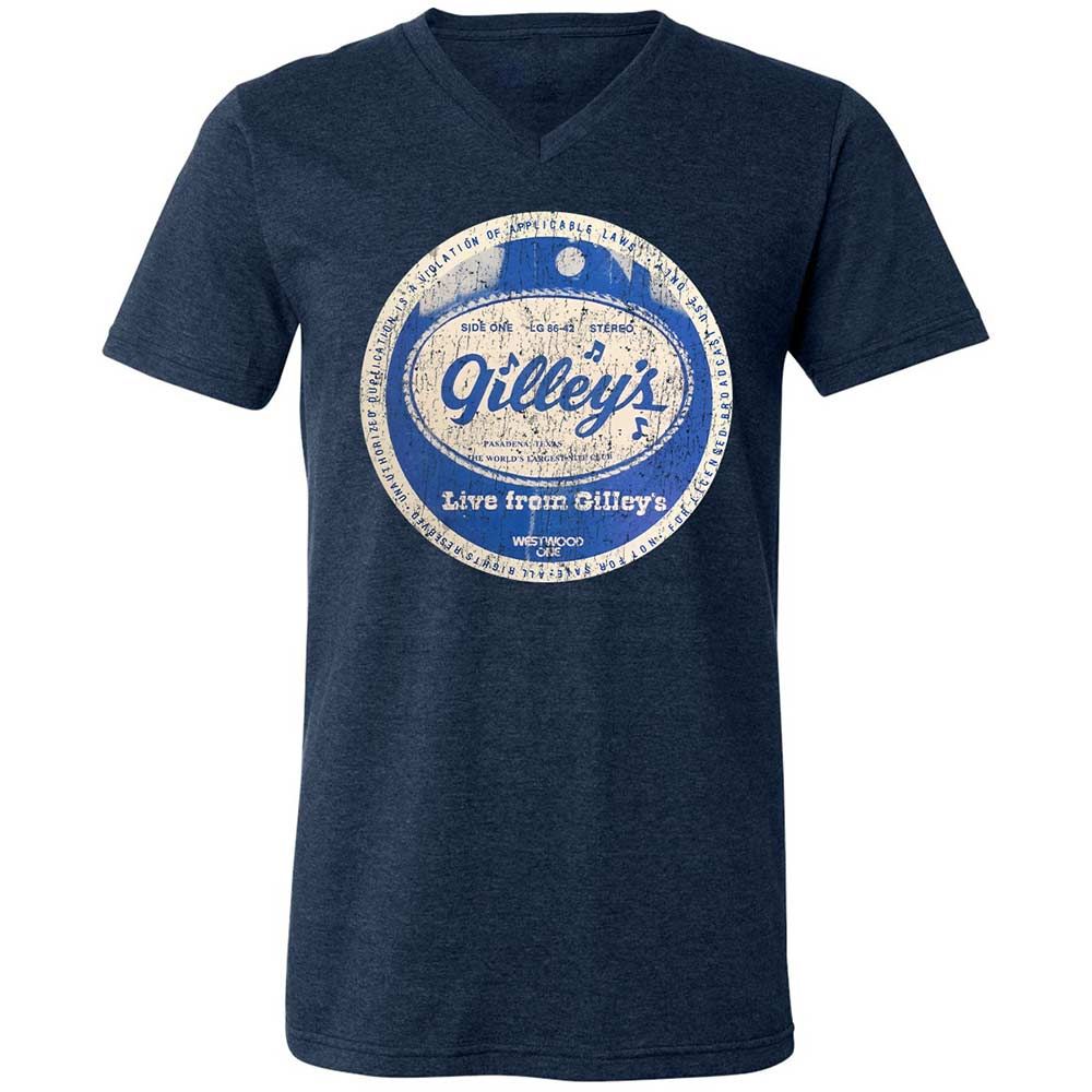 Unisex V-Neck T-Shirt - MUHZQ5WA - Heather Navy - 3