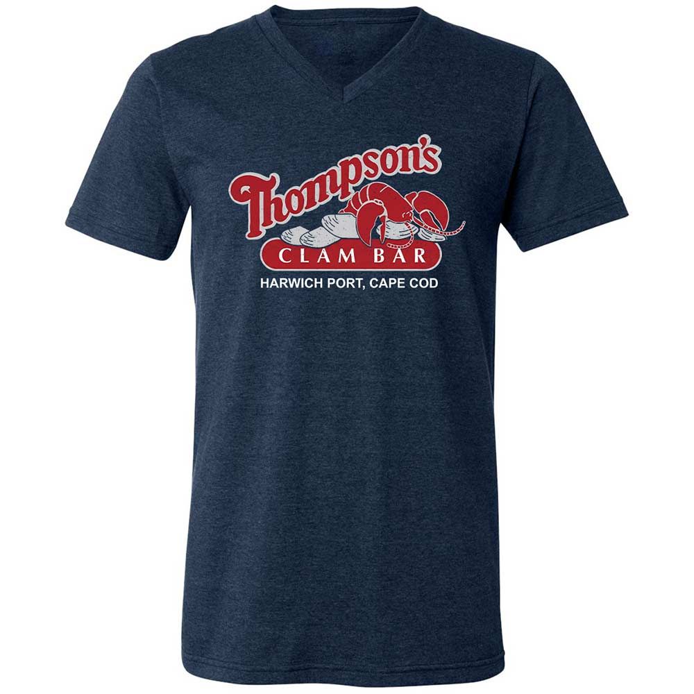 Thompson's Clam Bar - Heather Navy - 3