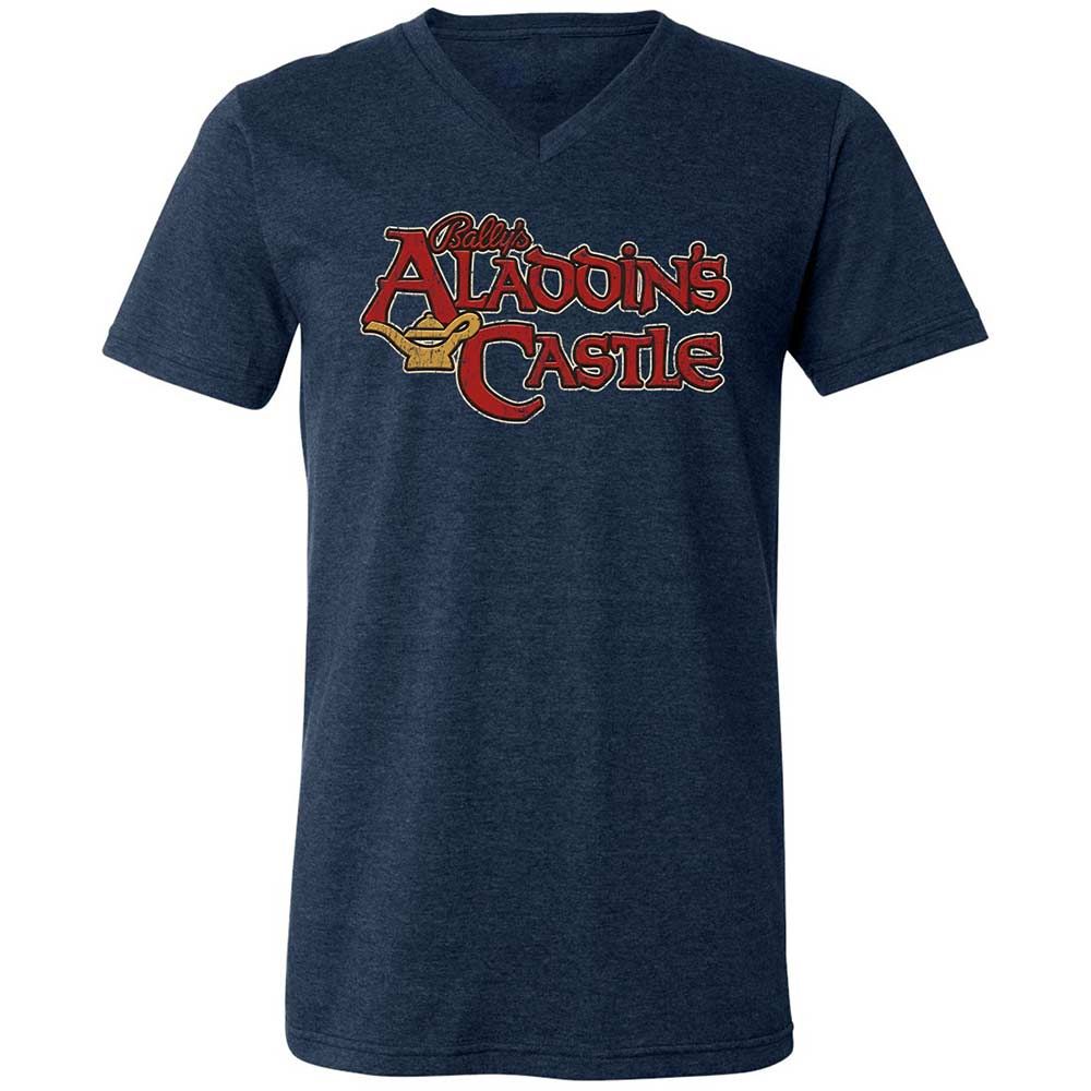 Unisex V-Neck T-Shirt - CSGHZG2A - Heather Navy - 3