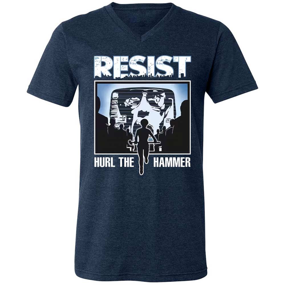 Resist - Heather Navy - 3